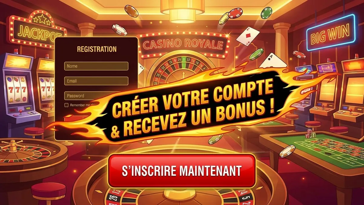 Inscription avec bonus